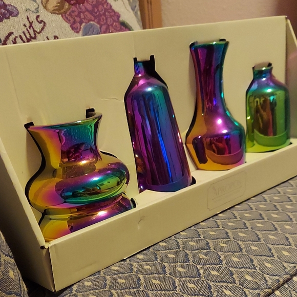 Spritz Other - Spritz Purple and Green Accent Vases